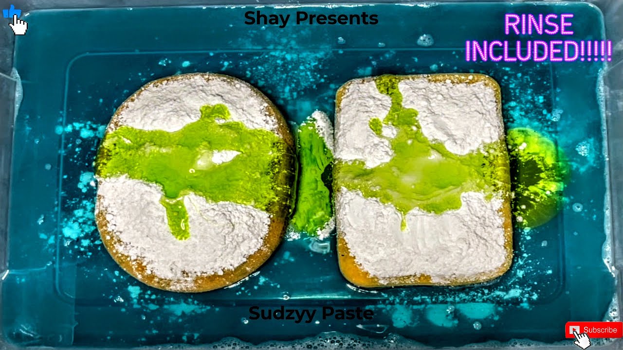 💙✨TyD Bol Water, AJAX & Dawn ASMR Paste Sponge Squeezing✨💚