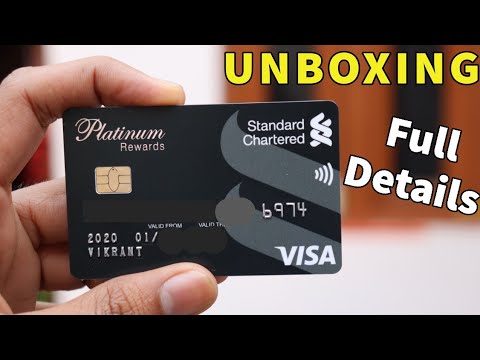 Standard Chartered Platinum Rewards Credit Card Unboxing | full details \u0026 how to apply