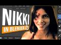 I Made Nikki In Blender (Obsession) | Blender Tutorial