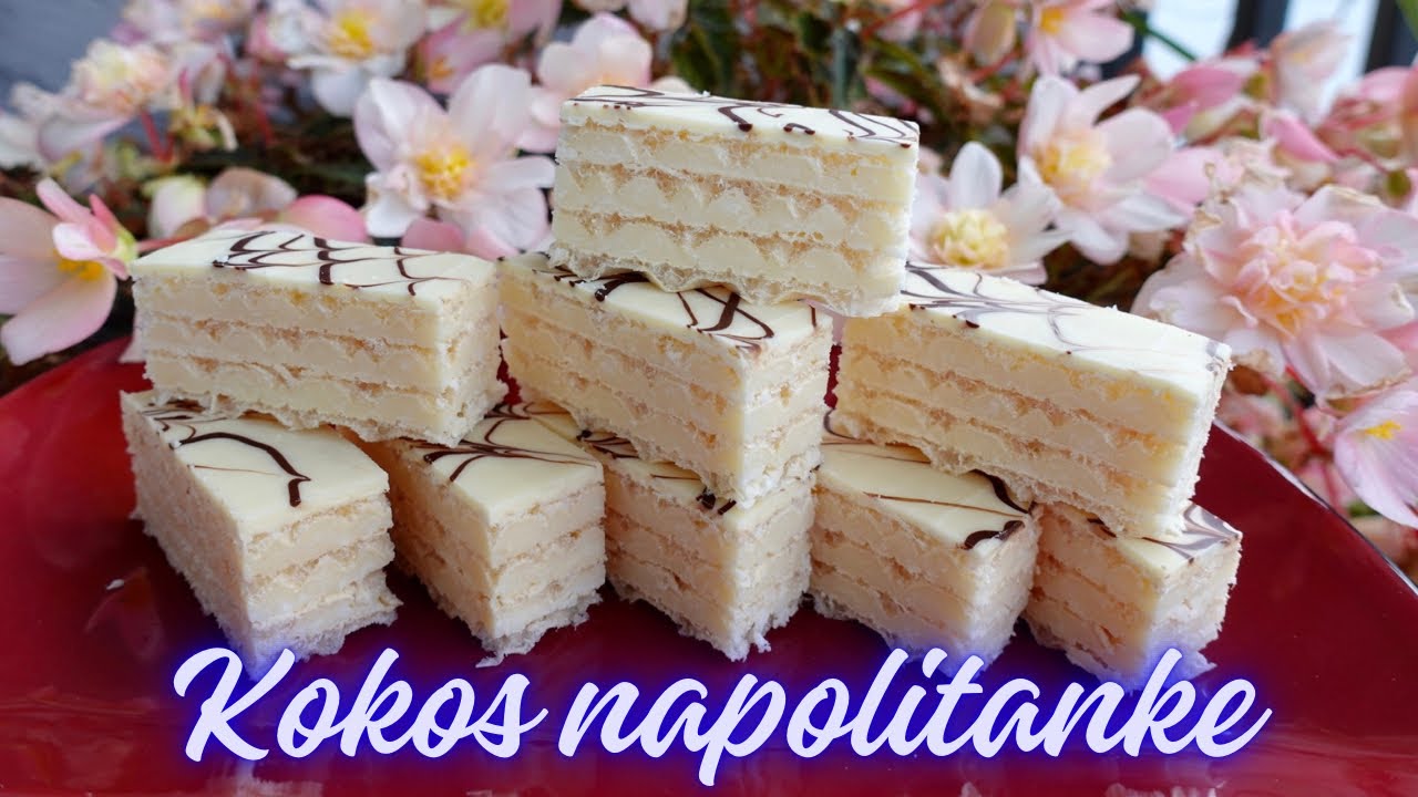 SUPER BRZE KOKOS NAPOLITANKE (COCONUT WAFERS)