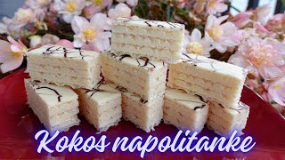 Super Brze Kokos Napolitanke Coconut Wafers