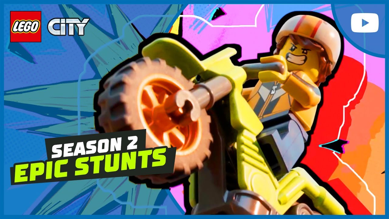 Epic Stunts and Wild Adventures 💥 | Season 2 Compilation | 40 Minutes | LEGO City – No Limits