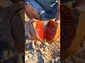 Giant Fire Agate Reveals a Glowing Red Crystal Core! Amazing Gemstone Discovery