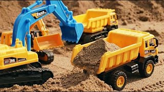 🚜 RC Excavator & Volvo Dump Truck Extreme Construction Action in Muddy Terrain