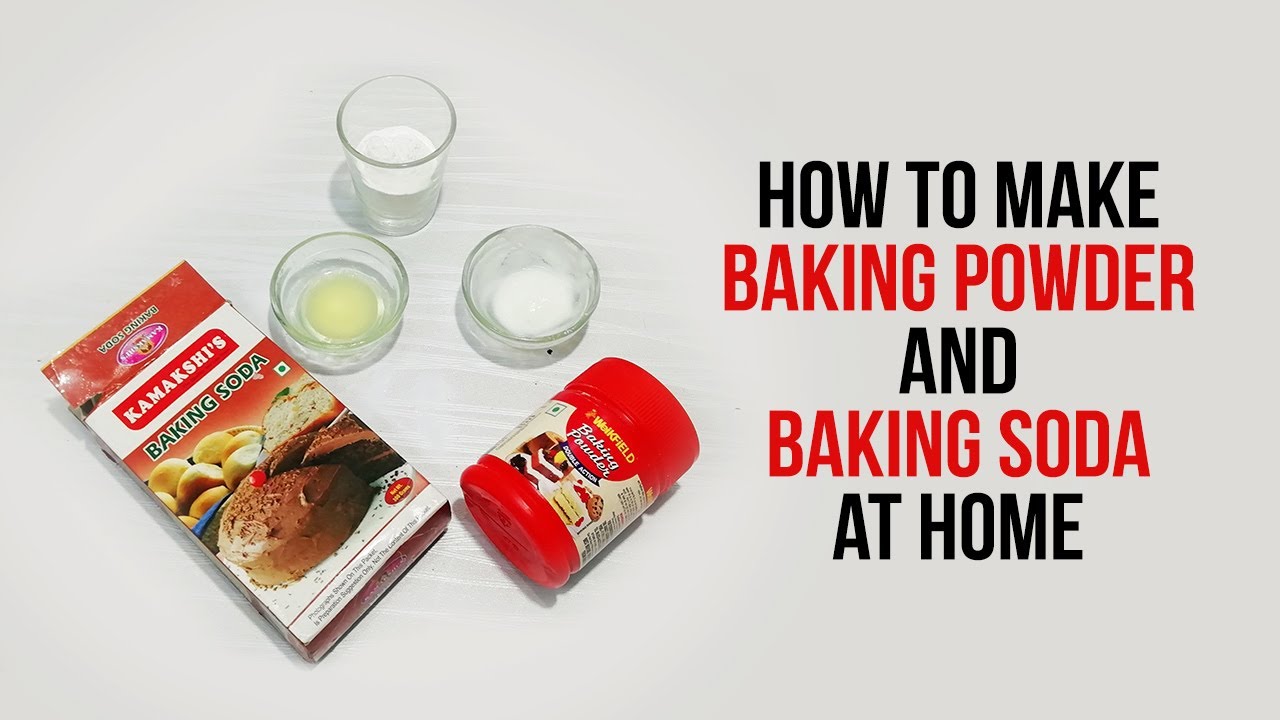 How to make BAKING POWDER and BAKING SODA at home using simple ingredients  - Homemade Baking Product