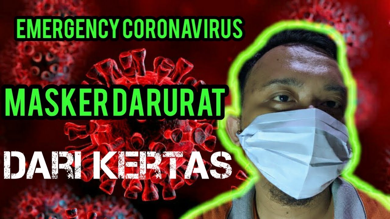 Tutorial Cara Buat Masker dari Kertas - YouTube