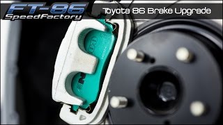 Toyota 86 Brake Upgrade Install
