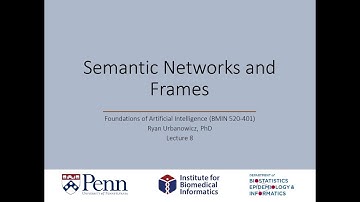 Lecture 8: Semantic Networks and Frames