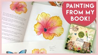 How To Paint a Hibiscus Flower from Watercolor With Me: In The Jungle by Wonder Forest 8,220 views 3 years ago 10 minutes, 30 seconds