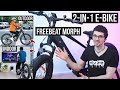 GameChanger! Indoor Fitness x Outdoor Riding - Freebeat Morph 2-In-1 E-Bike - Review &amp; Test