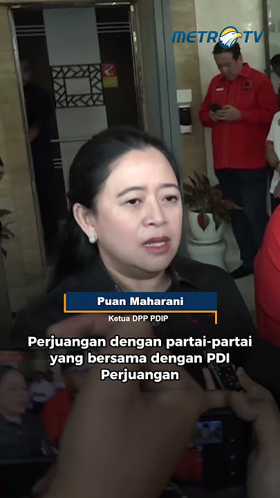PUAN MAHARANI BANTAH PDIP PECAH KONGSI DENGAN JOKOWI #shorts