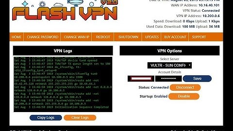 FLASHVPN MODEM 936 v2.1 Installation