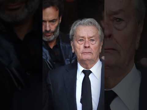 Ref:dUAB3dPSq9k Alain DELON & Anthony DELON. Funeral of Mireille DARC.