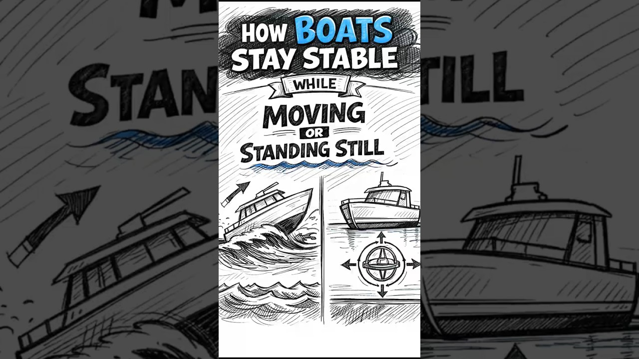 Как лодки сохраняют устойчивость во время движения или в неподвижном состоянии 