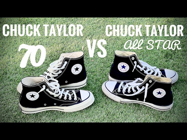 CONVERSE CHUCK TAYLOR 70 VS ALL STARS ! YouTube