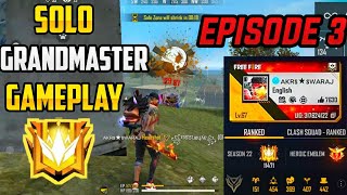 Road To Grandmaster Season 22 | Solo Grandmaster Gameplay | Solo Grandmaster Push |Hindi |