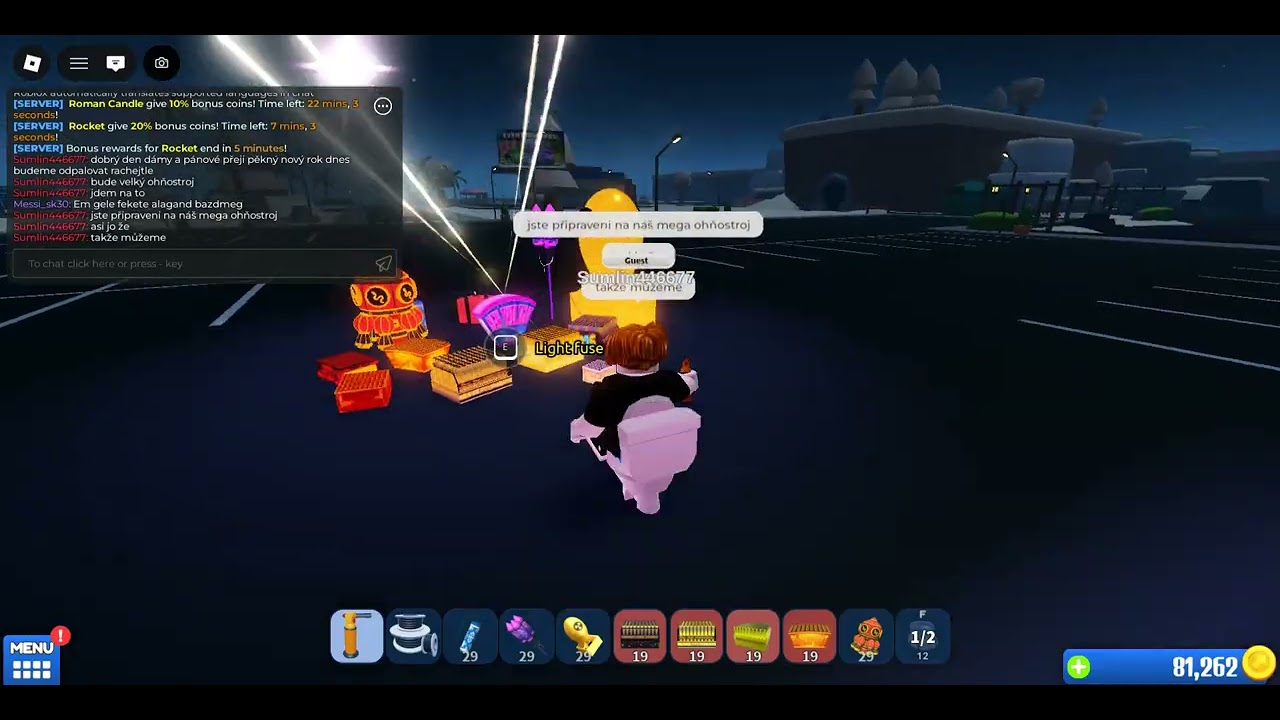 Odpalování rachejtlí 2026