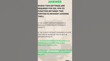 Fortinet NSE4 EXAM Questions #6 #excel #cyberware #cybersecurity