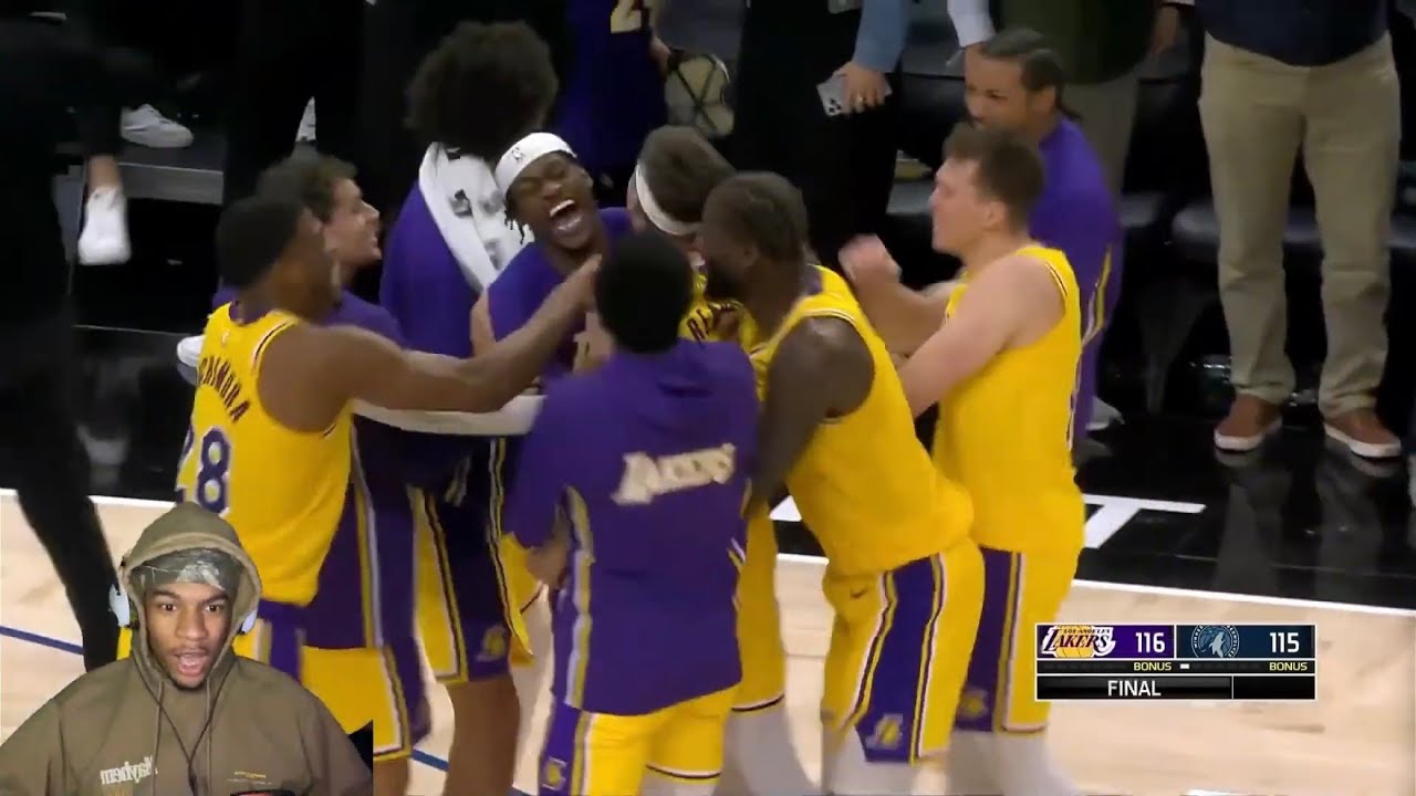 Lakers Fan Reacts to LAKERS vs TIMBERWOLVES | FULL GAME HIGHLIGHTS ...