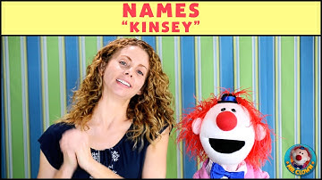 Learning Names with Mr. Clown: "Kinsey"