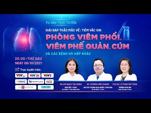 Video TRỰC TUYẾN: Giải đáp thắc mắc về tiêm vắc xin phòng... - YouTube