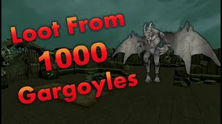 Loot From 1000 Gargoyles [RuneScape 3]
