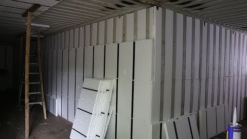 InSoFast how to insulate Shipping Containers Short Version