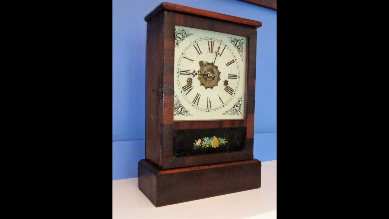 Comprehensive Look at a Waterbury Cottage Clock circa. 1880 - YouTube