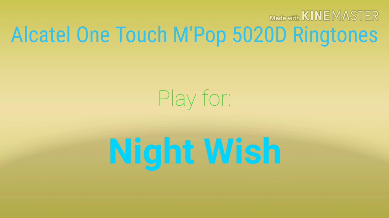 Alcatel One Touch M'Pop 5020D Ringtones