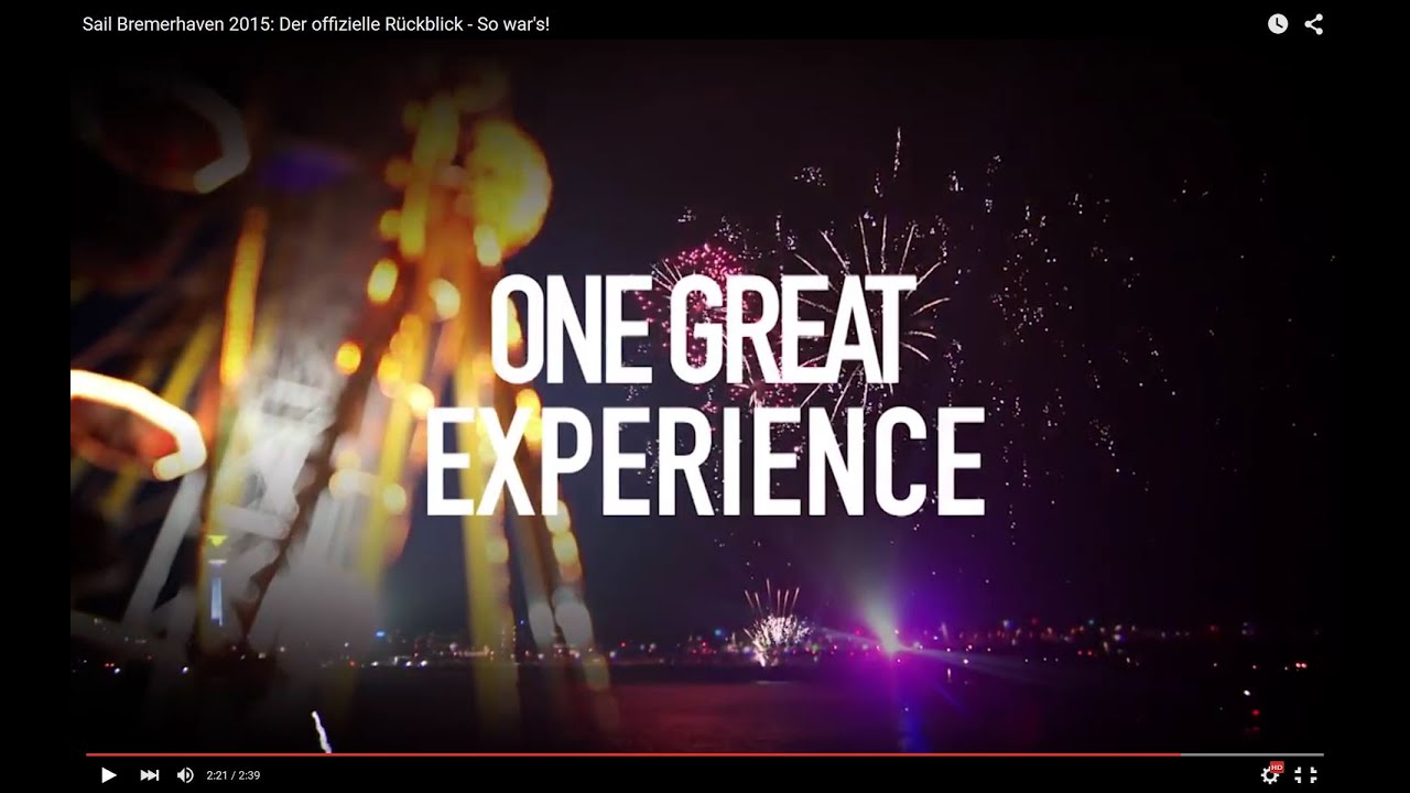 Sail Bremerhaven 2015: Der offizielle Rückblick - So war's!