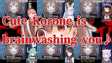 【Part1】Hololive members singing Korone