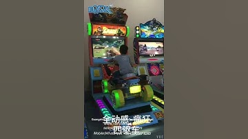 EPARK Crazy Four Wheel Drive  Coin Operated Machine Racing Game Machine Exciting Game