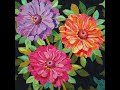 How to make the 3 Zinnia Quilt - Class #1 - Melinda Bula