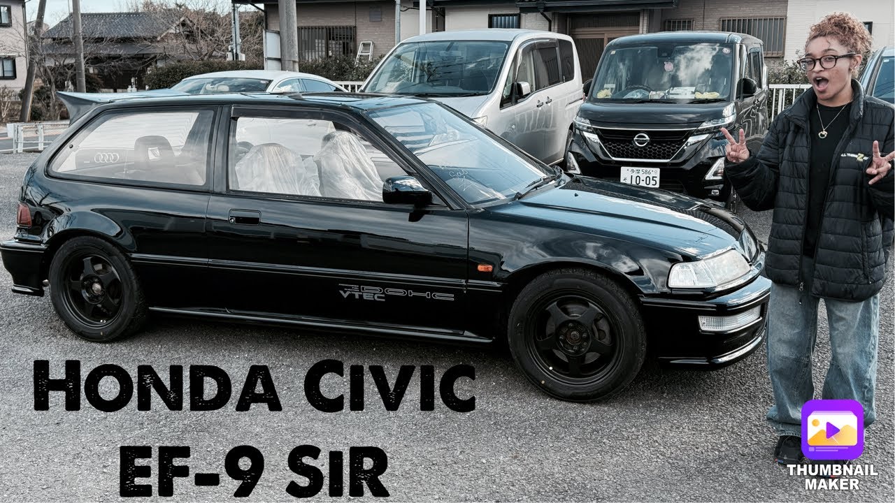 EF-9 SiR Honda Civic hatchback ! #Allthingzjdm - YouTube