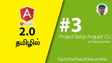 #3 Project setup with Angular CLI | Each One Teach One