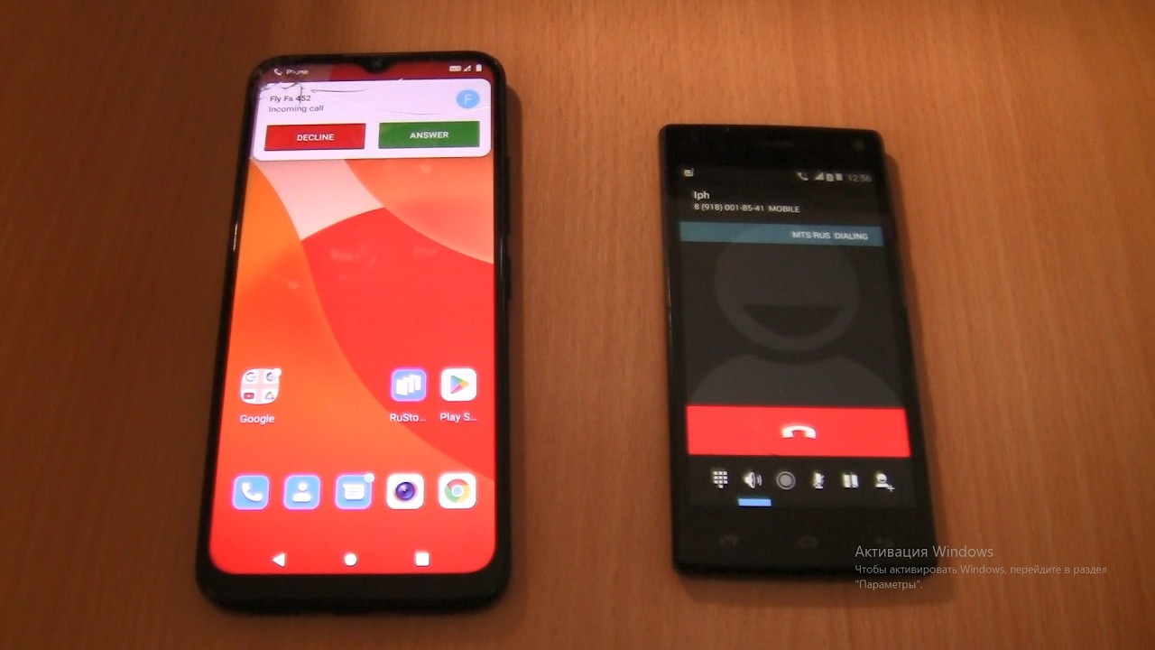 Incoming call & Outgoing call at the Same Time Coolpad+Fly Nimbus 2 FS452