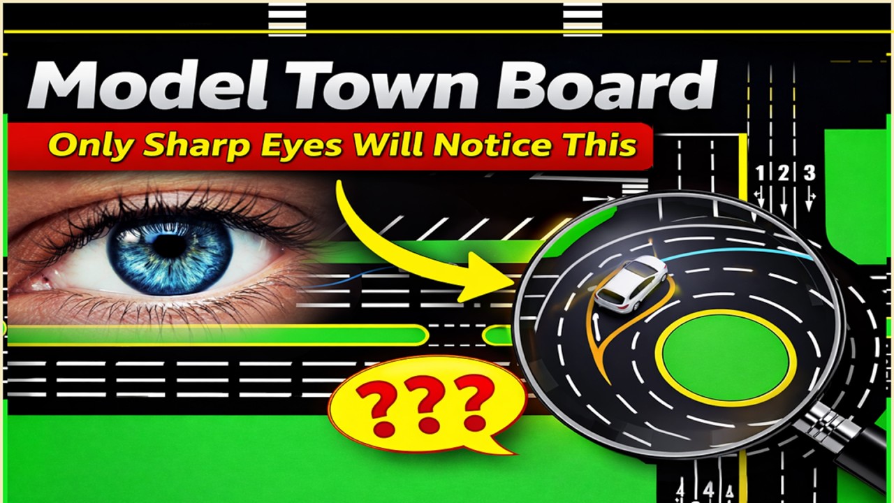 Model Town Board: Spot mistakes made by the driver