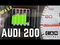 CANchecked AUDI 200 MFA 2.0 with Ecumaster Classic