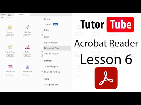 Adobe Acrobat Reader Tutorial - Lesson 6 - Page Thumbnail View