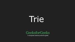 Trie - Insert and Search | GeeksforGeeks