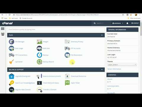 How to host a web page in C-Panel Server | CPanel tutorials for beginners