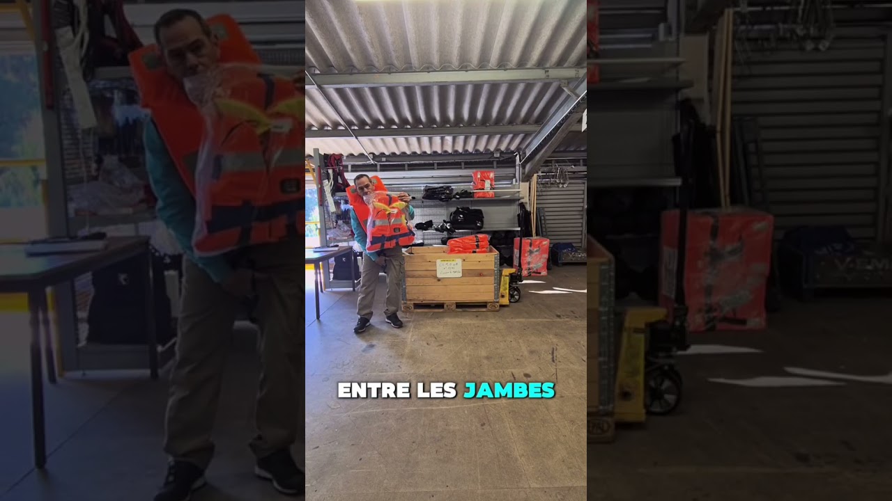 L’utilisation d’un gilet de sauvetage, c’est très simple, mais encore faut-il le mettre correctement