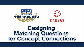 Designing Matching Questions for Concept Connections in Canvas New Quizzes
