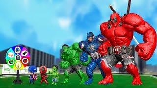 Rescue All Baby HULK & CAPTAIN AMERICA, DEADPOOL : Who Is The King Of Super Heroes ?