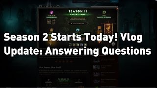 Season 2 Starts Today! Vlog Update: Answering Questions About Season 2 & More