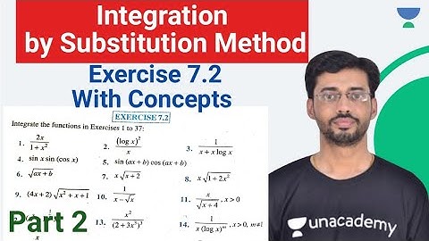 Integration By Substitution| CBSE Class 12 Integration Ncert Chapter 7 Ex 7.2| Integration Class 12