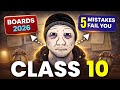 Watch this Before 17 FEBRUARY 🤯| class 10 board exam 2026 | 5 MISTAKES 