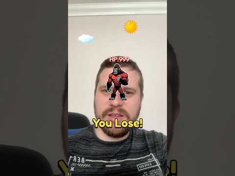 It Is IMPOSSIBLE To Beat The Gorilla Gorilla Filter Tiktokfilter Challenge Fyp 