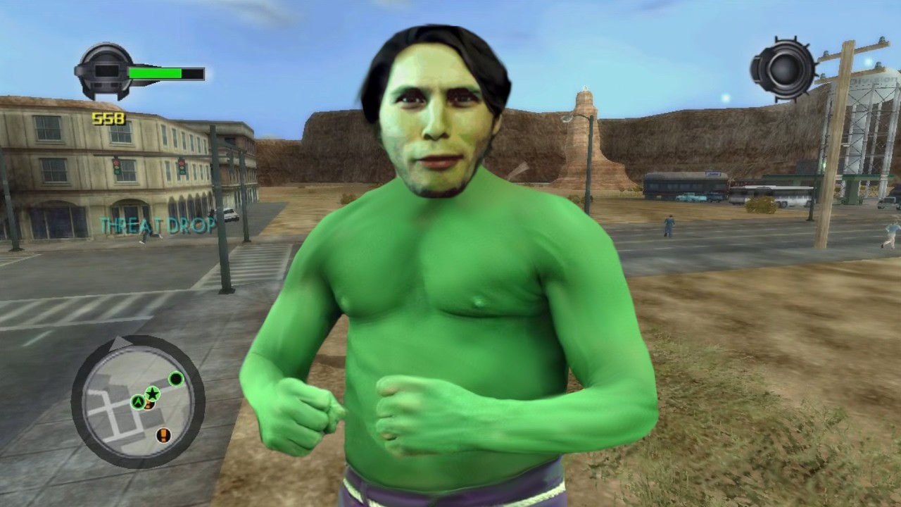 The Incredible Hunk - Jerma Plays Hulk: Ultimate Destruction (Long Edit)
