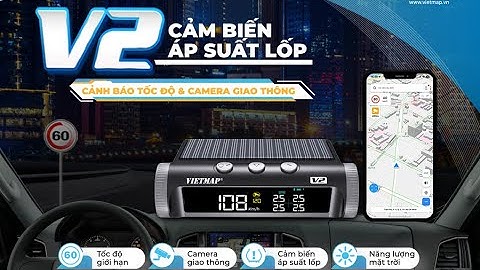 Áp suất lốp VIETMAP V2 tích hợp cảnh báo giao thông x AutoSpace